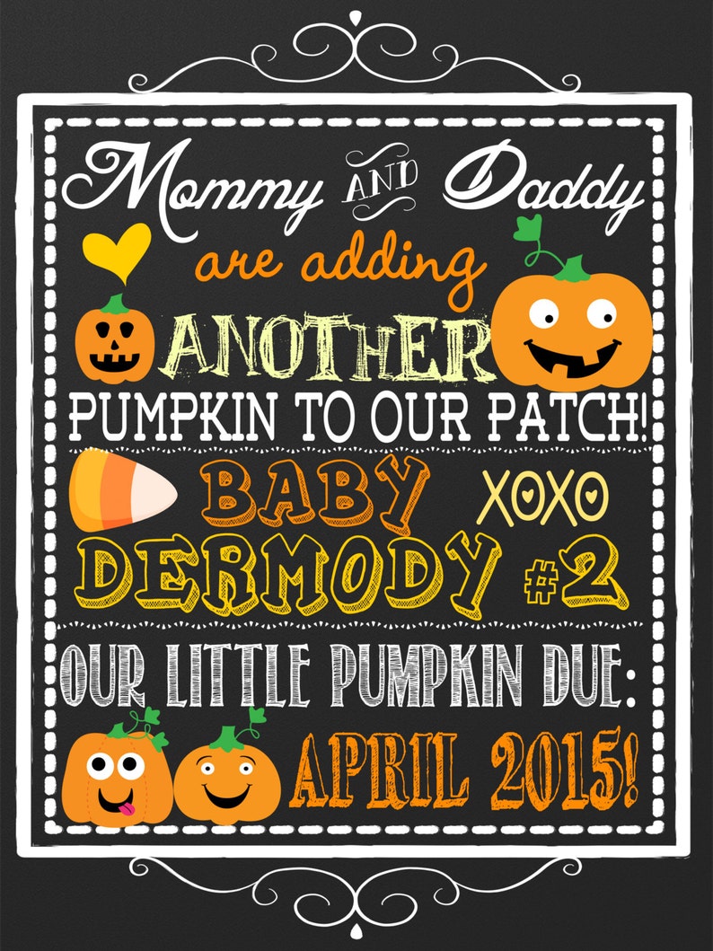 Funny Halloween Pregnancy Announcement Hubby's Magic Etsy