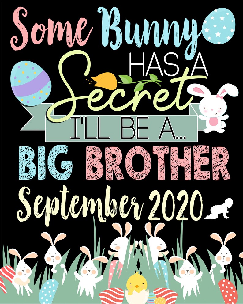 Somebunny is eggspecting Easter Pregnancy Announcement Sign We/'re Eggspecting Somebunny Pregnancy Announcement Cute Easter Announcement