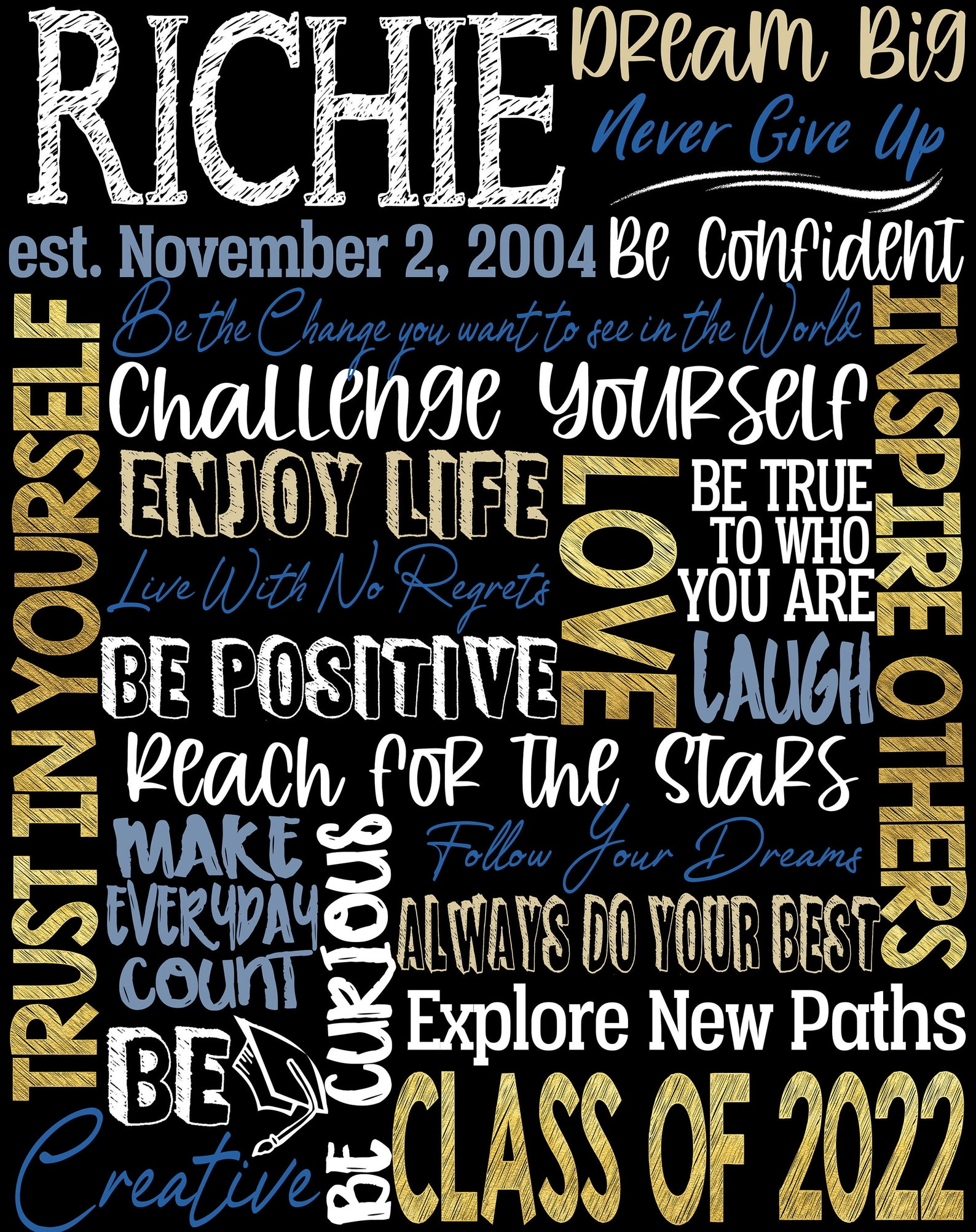 Boy Graduation Gift Unique Graduation Gift for Son Guys Grad - Etsy