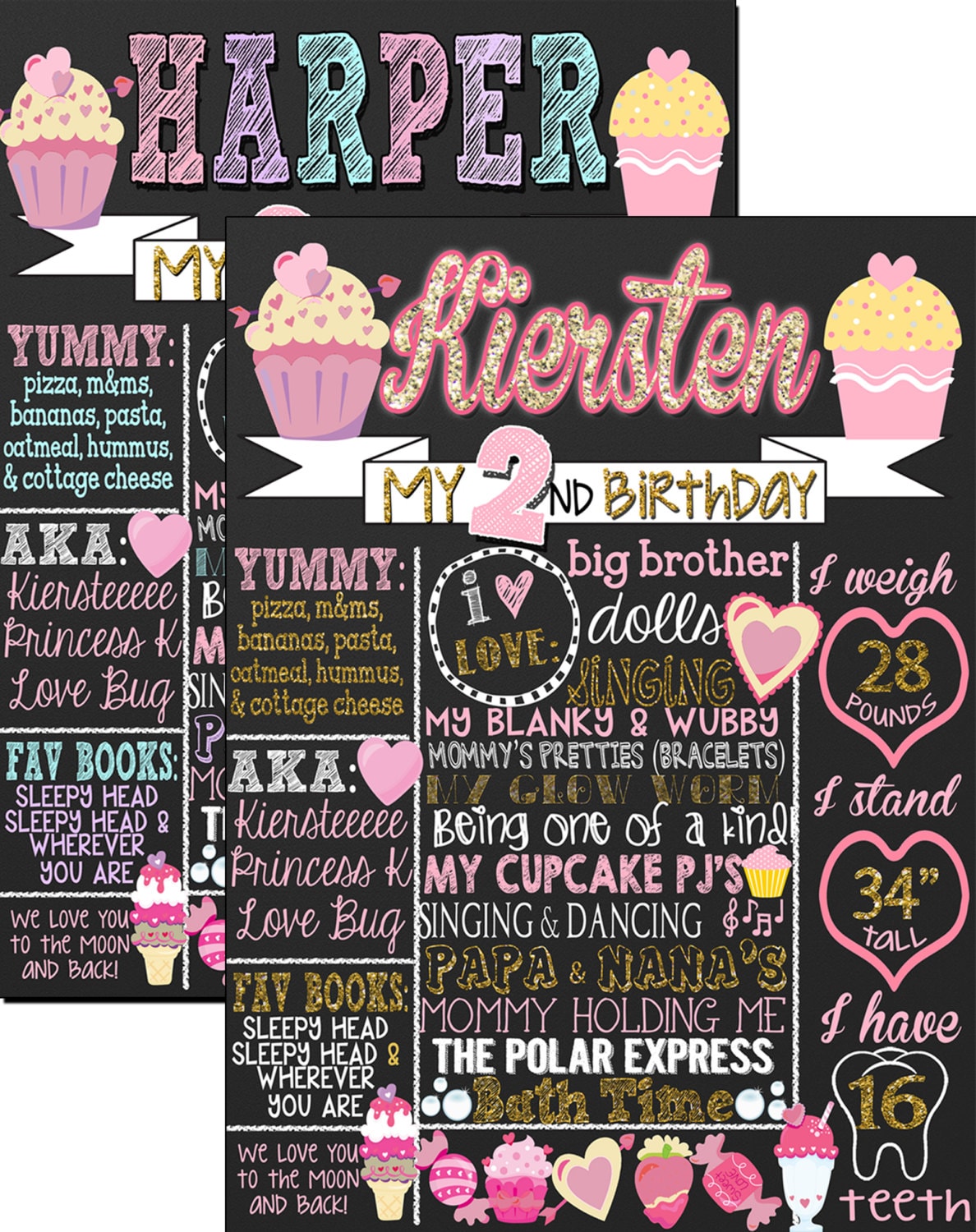 Valentines day birthday ideas, Heart Birthday Party Decor, Girls Valentine Birthday Board, Any Age, Vday Party Props, Glitter BRDHDY09