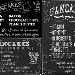 Bäckerei Schild, Bäckerei Preisliste benutzerdefinierte Preisschild, Pfannkuchen Schild, Pfannkuchen Preisliste Schild Tafel Stil, kleines Café Schild, Geschäftsschild, BUSSGN03