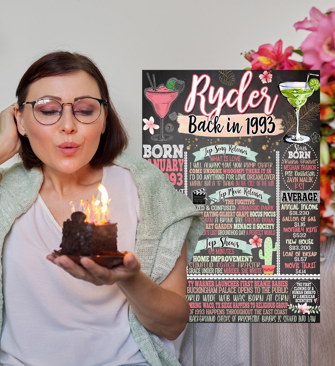 30th Birthday Decorations Women Unique 30th Birthday Gifts Etsy