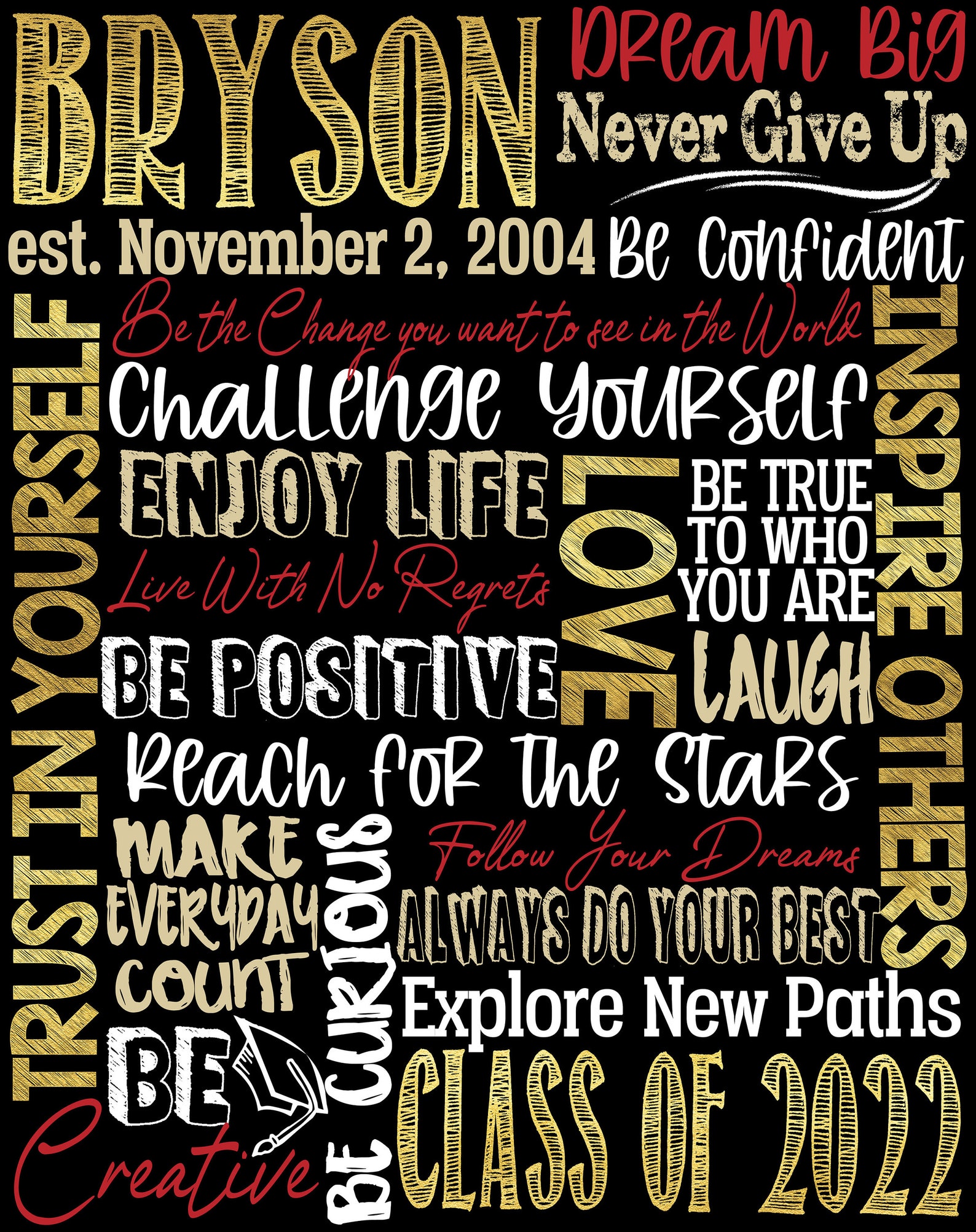 Boy Graduation Gift Unique Graduation Gift for Son Guys Grad - Etsy