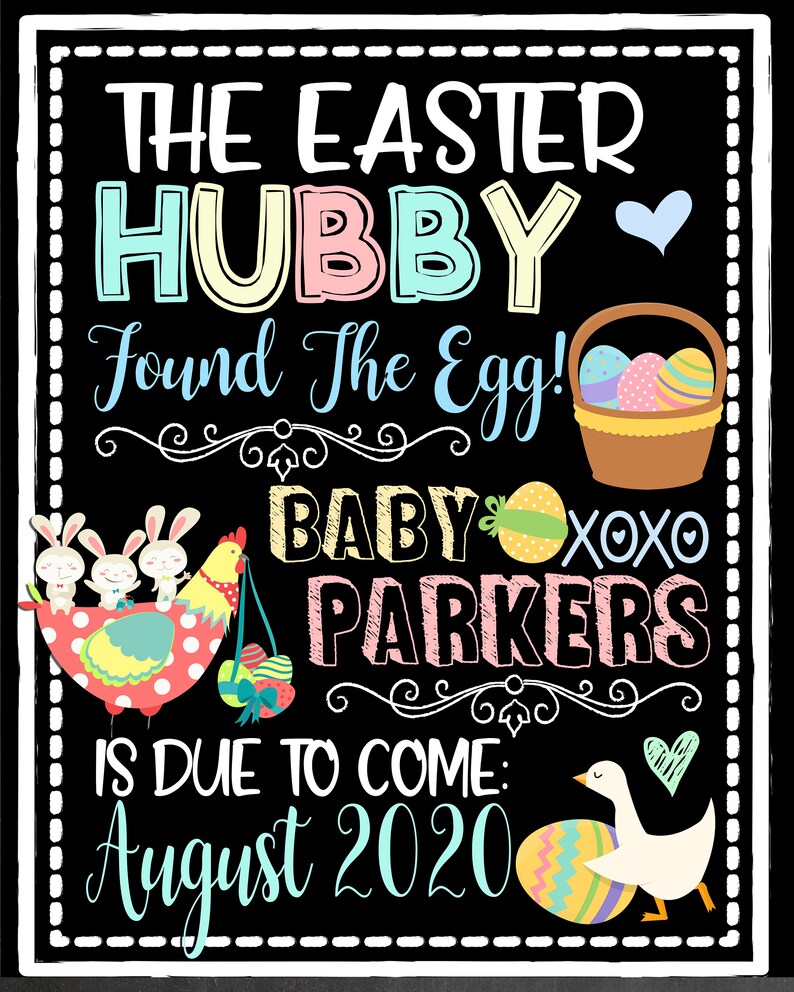 Somebunny is eggspecting Easter Pregnancy Announcement Sign We/'re Eggspecting Somebunny Pregnancy Announcement Cute Easter Announcement