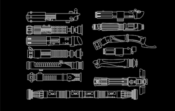 Lightsaber Hilt Vector