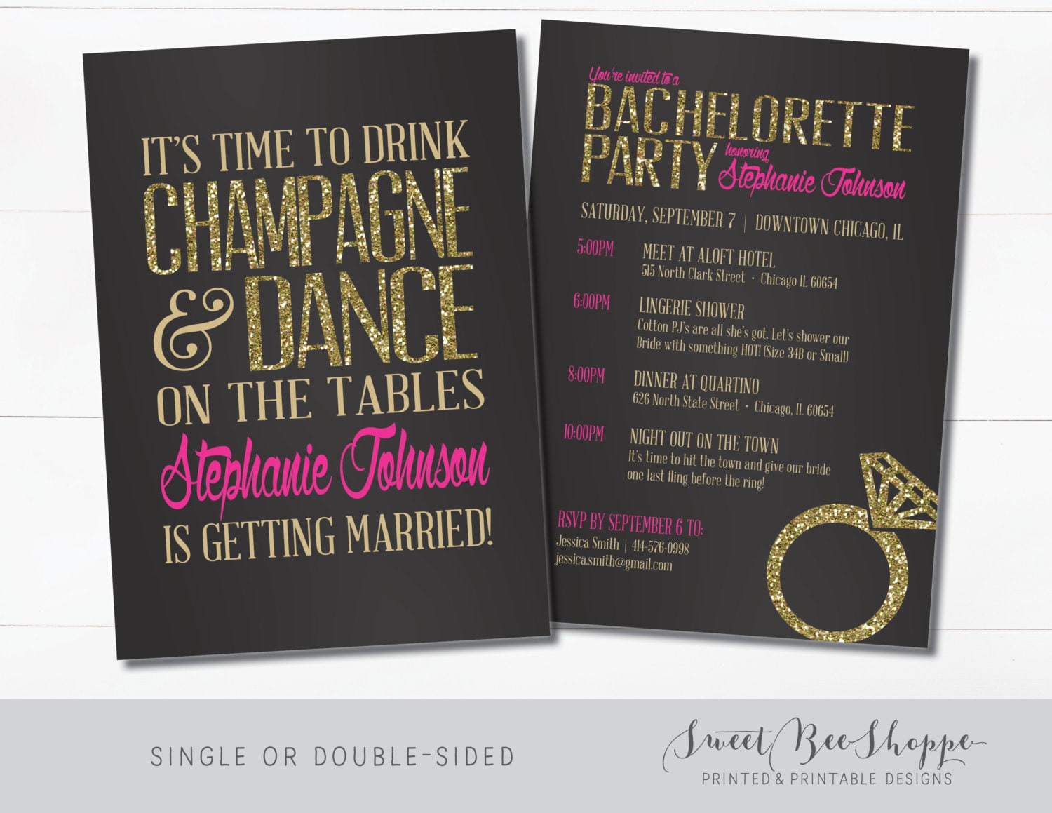 Bachelorette Invitation Bachelorette Party Invite Drink Etsy
