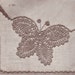 Butterfly crochet handkerchief pattern edging border