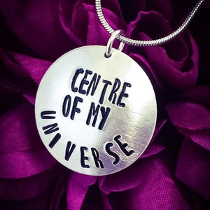 Center of my universe necklace hotsell