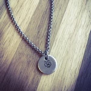 Bee Hand Stamped Bracelet. Bee Bracelet, Bee Jewellery, Nature Bracelet, Bumble Bee Bracelet, Bee Gift, Manchester Bee, Simple Bracelet