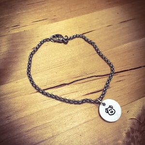 Dog Face Hand Stamped Bracelet. Dog Bracelet, Dog Jewellery, Pet Bracelet, Dog Mum Gift, Fur Baby Mum Gift, Dog Lover Gift, Pet Lover