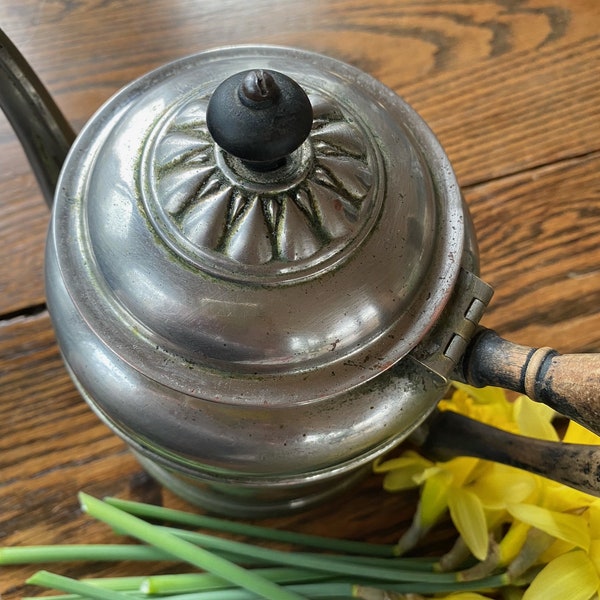 Pewter Tea Pot Etsy