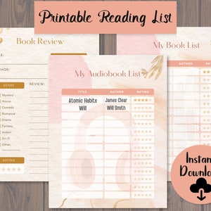 Printable Reading Tracker