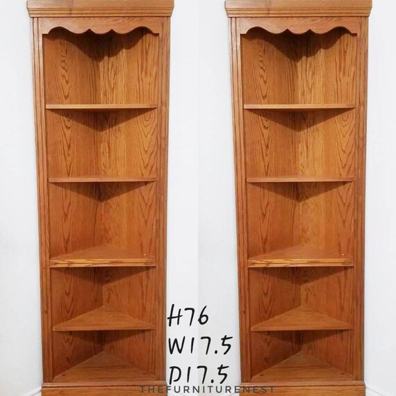 Available Solid Oak Corner Shelves - Oak Corner Shelf Available Solid Oak Corner Shelves - Oak Corner Shelf