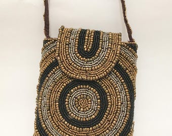 Crossbody Beaded Cellphone Bag
