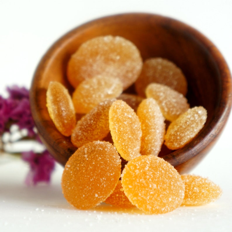 Ginger Honey Drops Honey Cough Candy Honey Hard Candy Etsy