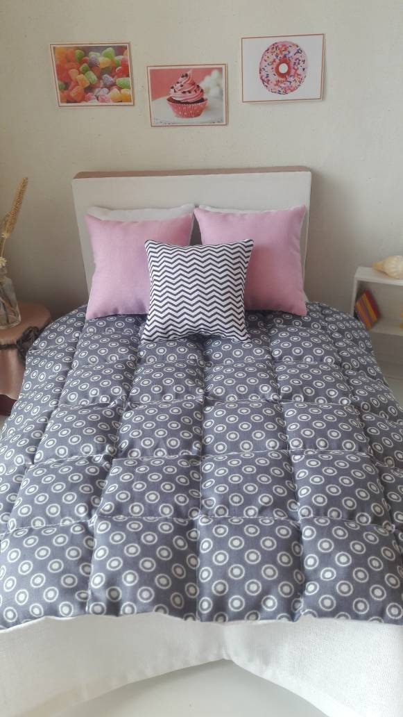 Doll bedding for Barbie. Beautiful Set of 8. The best gift for Etsy