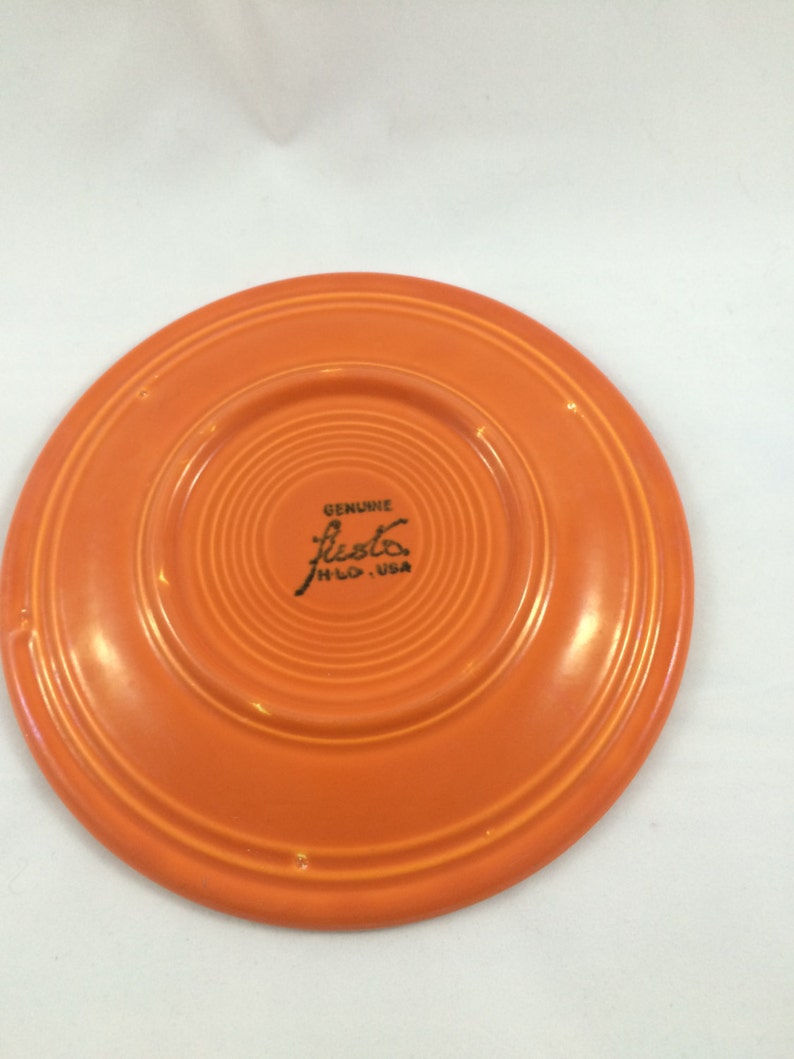 Bread and Butter Plate 6 Red Vintage Fiesta Ware Pottery Etsy