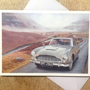 007 'Skyfall', Aston Martin DB5 Greeting Card