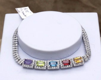 Sparkling Gemstones Bracelet