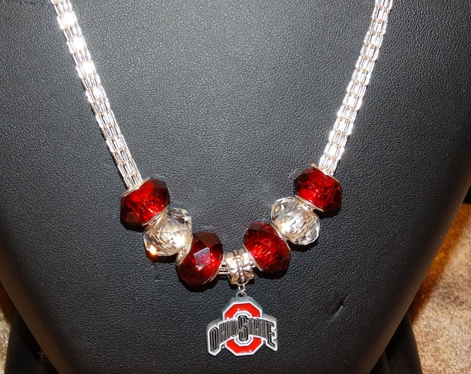 Ohio State Necklace