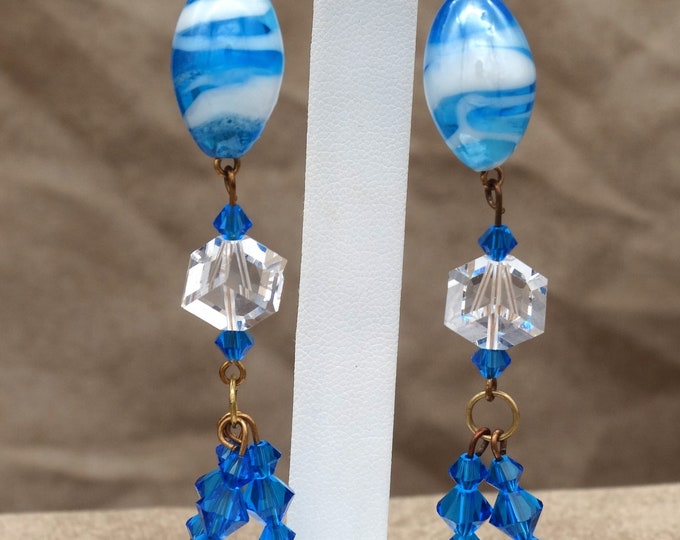 Caribbean Waters Dangle Earrings