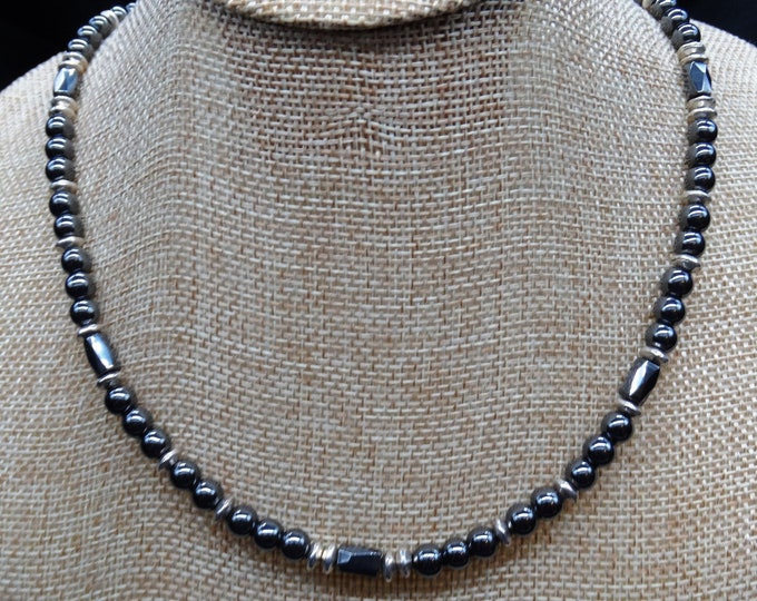 Classic Hematite Necklace