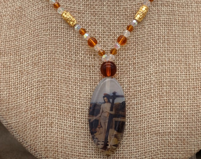 Vintage Christ Necklace