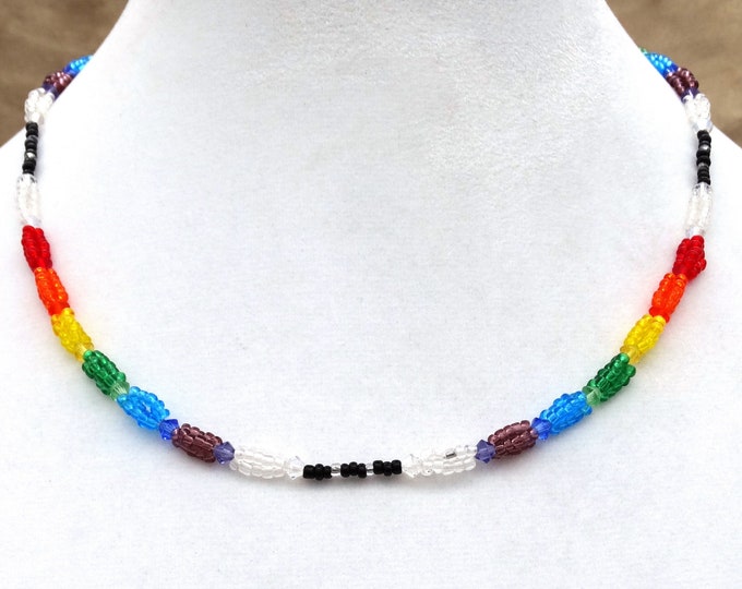 Triple Strand Pride Necklace