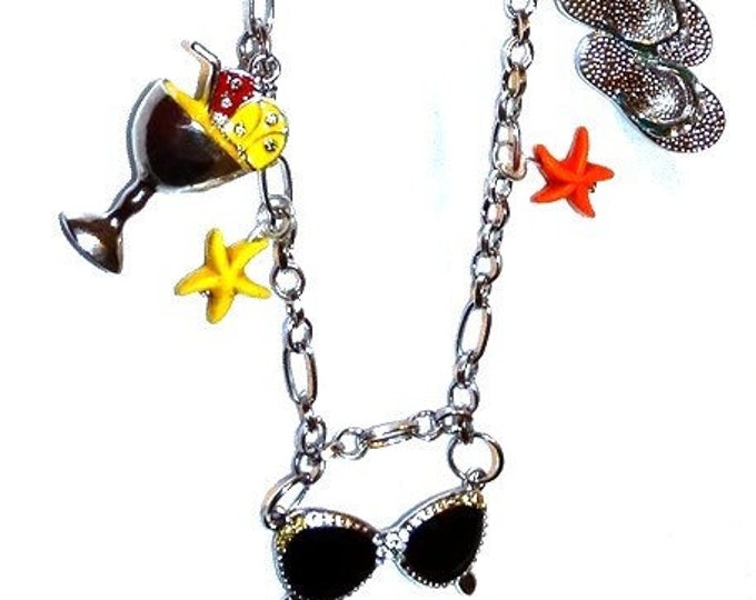 Summertime Fun Charm Necklace