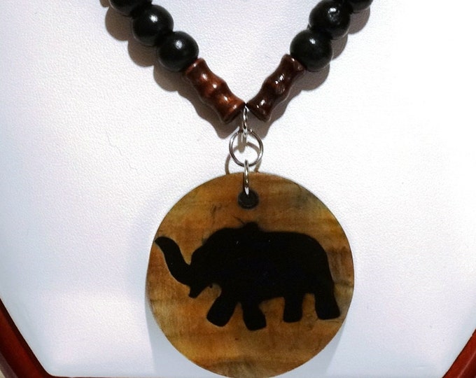 Horned Elephant Necklace