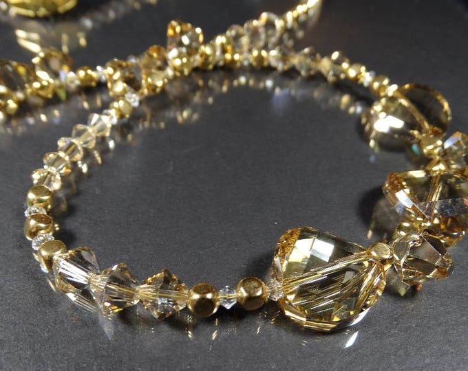 Golden Delight Swarovski Crystal Neckace