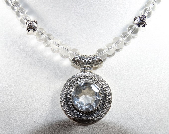 White Sapphire Elegance Necklace