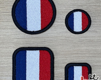 Parche de la bandera francesa de su elección