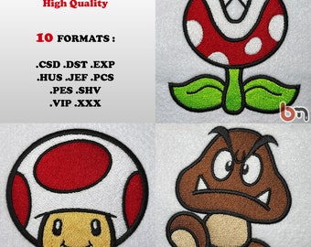 PACK MARIO - Kwiat - Goompa - Ropucha - Wzór najwyższej jakości