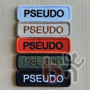 Custom Embroidered Patch – 8.5 × 2.5 cm | Personalized Text Patch | Velcro Patch | Military, Airsoft, Personal Use & Dog Harness