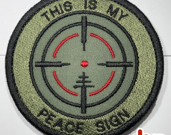 Patch Das ist mein PEACE SIGN Airsoft