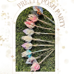 Natural Dried Palm Cake Topper | Dried Flowers | Bunny Tails | Boho Picnic | Centerpieces