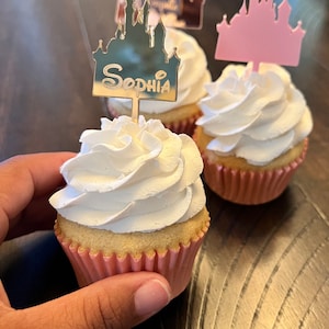 Castle Cupcake Toppers | Princess Cupcake Topper| Party Decor