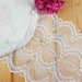 White Stretch lace by the meter