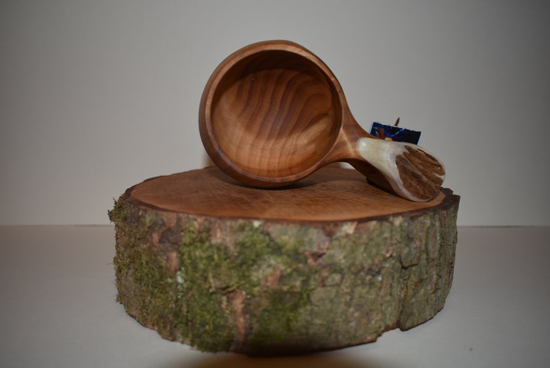 Moose-Kuksa wooden cup from Lapland 160 ml image 7