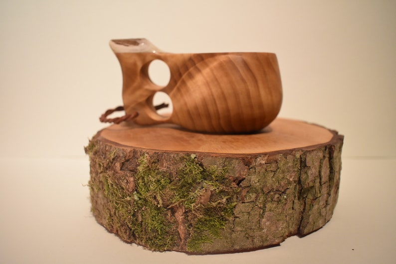 Elk-Kuksa gobelet en bois de Laponie 160 ml image 4