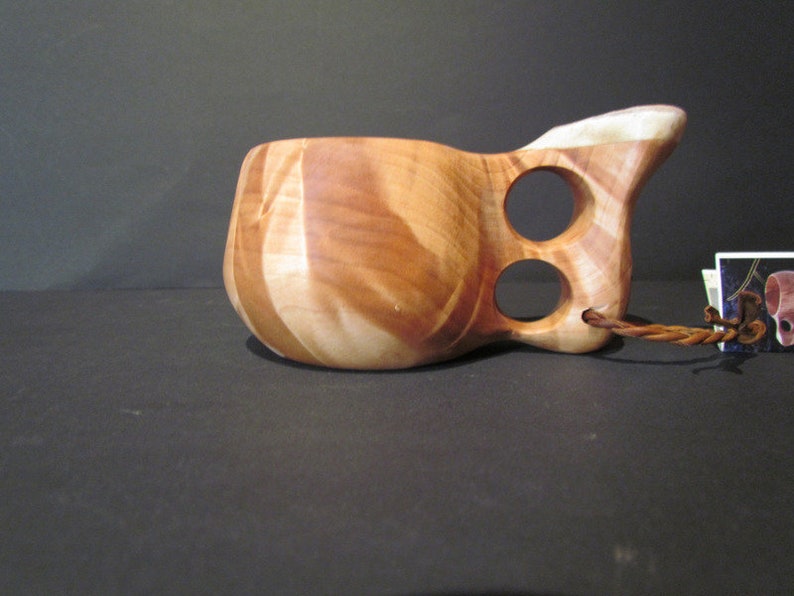 Moose-Kuksa wooden cup from Lapland 160 ml image 10