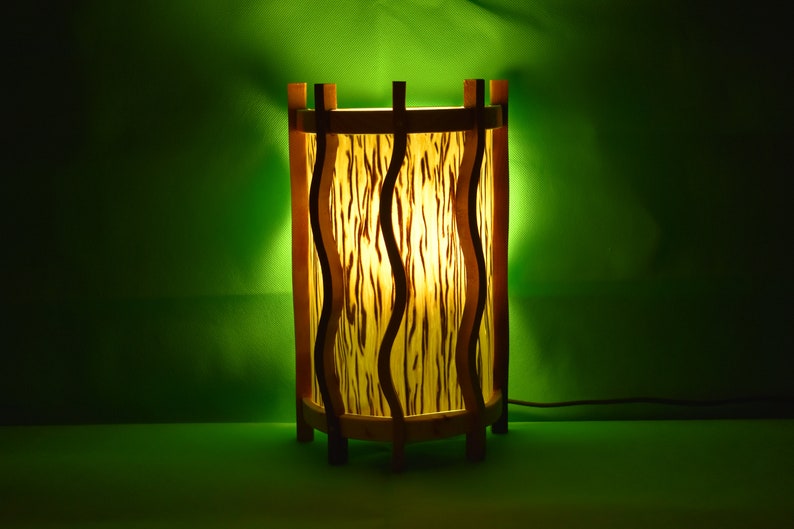 Applique en bois de tremble et placage de bouleau blanc applique lampe en bois lampe de sauna image 1