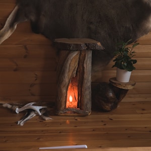 super-exclusive Polar lamp made of wood Dead wood image 1