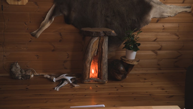 super-exclusive Polar lamp made of wood Dead wood image 1