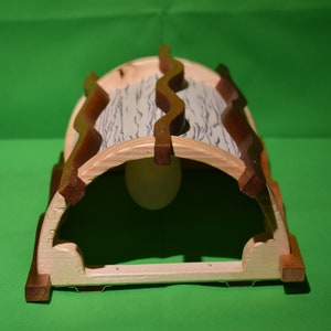 Applique en bois de tremble et placage de bouleau blanc applique lampe en bois lampe de sauna image 5