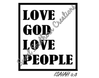 Free Love God Love People Svg