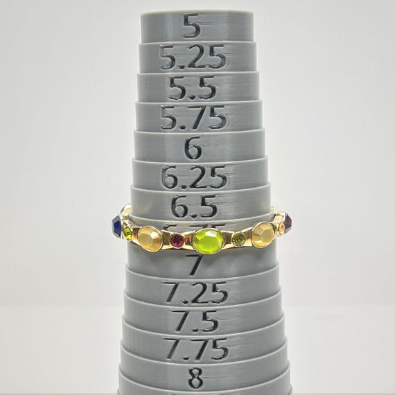 Vintage Monet Multicolor Stretch Bracelet – Signe… - image 9