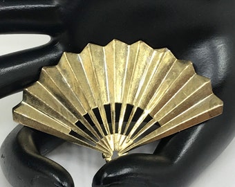 Dragon Solid Brass Hand Fan Raised Phoenix Dragon/ By Gatormom13