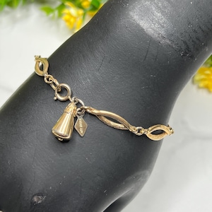 Sarah Coventry Oval Link Gold Tone Chain Bracelet